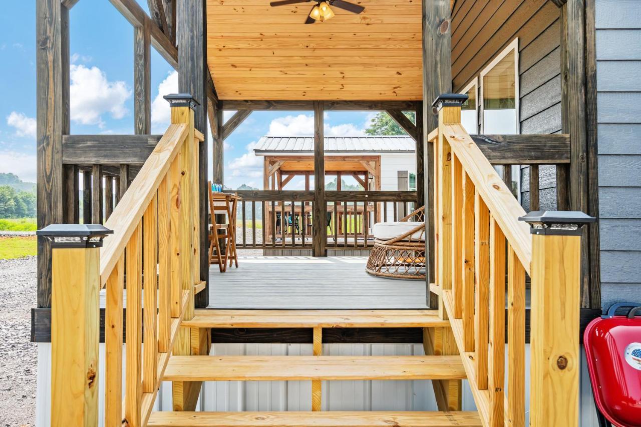 5 Cozy Casita Lux Tiny House, Firepit, 5 Mins To Downtown กันเทอร์สวิลล์ ภายนอก รูปภาพ